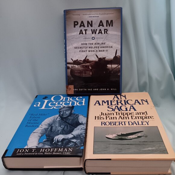 Set of 3 Once a Legend/Pan Am at War/An American Saga Juan Tripp and His Pan Am - Picture 1 of 2